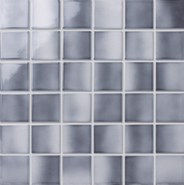 Мозаика Retro Grey 30.6х30.6 керамогранит матовая чип 48х48 мм, серый
