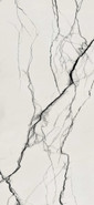 Керамогранит Black and White Marble Breach High-glo 6 mm 60x120 Ret Floor Gres полированный универсальная плитка 765596