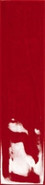Настенная плитка Maiolica Gloss Red 7,5х30 глянцевая керамическая