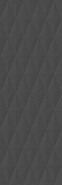 Настенная плитка Eclettica Anthracite Struttura Diamond 3D M1J7 40x120 керамическая