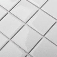 Мозаика 48x48 Crackle White Glossy (LWWB81531) 306х306х6 керамическая