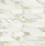 Мозаика Etoile Creme Glo Mos керамогранит 30х30 см REX Ceramiche полированная чип 30х150 мм, бежевый, белый 761849