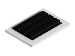 Декоративная панель Hiwood LV124 BK полистирол