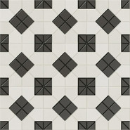 Керамогранит Suit Black and White 28x28 Wow матовый напольный 130012