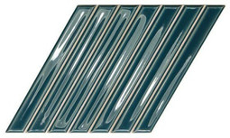Настенная плитка Spike Bars B Peacock Blue 15х25.9 Wow глянцевая керамическая УТ-00048759