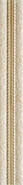 Бордюр Antique Moldura Antik Ivory 5х40 матовый керамический