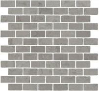 Мозаика MBD009 Про Лаймстоун Антика 1 Мозаичный Серый матовый керамогранит 30x32 см Kerama Marazzi