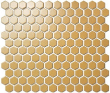 Мозаика PS2326-07 керамика матовая 26х30 см чип 23х26 мм, желтый