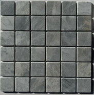 Мозаика PIX 337 Ice Grey, мрамор 30.5х30.5 см Pixmosaic матовая чип 48х48 мм, серый