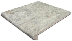 Ступень фронтальная Peldano 30 Itaca Gris 29.3x33 клинкер антискользящая (grip), матовая Gres de Aragon 903872/970011