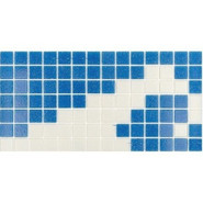 Мозаика BE117(m) 20x20 стекло 15х30.5