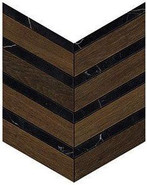 Декор Heartwood Moka Marble Chevron 29.4x28.7 керамогранит