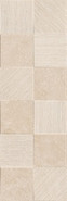 Настенная плитка Eterna Arena Struttura Quadro 3D 30x90 Rett. Marazzi Ragno 3d, матовая керамическая R8HV