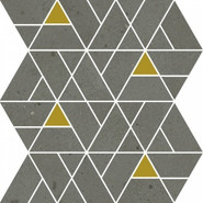 Мозаика Italon Avantgarde Black Mosaico Luxor керамогранит 30.7х30.9 см матовая желтый, серый, черный 620110000242