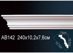 Перфект Карниз потолочный гладкий AB142F