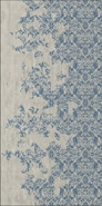 Декор Sartoria Damasco A Blu 50x100 Petracer`s матовый керамический SA D A BLU