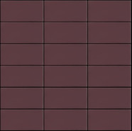 Мозаика Seta Marsala керамика 30х30 см Appiani матовая чип 50х100 мм, бордовый SET 2027