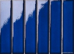 Мозаика Porcelain mosaic Mosaic 4.5x19.5 Y45PW03 Синяя глянцевая керамогранит 19.5х28.8 см чип 45х195 мм