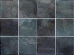 Настенная плитка Hanoi Blue Night 10x10 Equipe глянцевая керамическая 30012