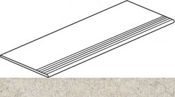 Ступень фронтальная Дискавер Уайт 30x120 керамогранит матовая 610140000140