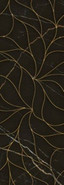 Декор Black and Gold Struttura Decor 24.2x70 глянцевый керамический