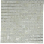 Мозаика Marble Mosaic White Shell ракушка 30.5х30.5 см чип 20х20 мм, белый