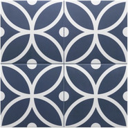 Декор Rivoli Bergen Azul 20x20 Equipe керамогранит матовый 30725