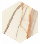 Керамогранит Calacata Gold Hexagon 28,5x33 универсальный матовый