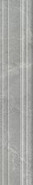 Бордюр BLF021R Багет Риальто Дымчатый глянцевый обрезной 7.3х40 Kerama Marazzi керамический