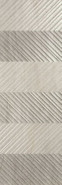 Декор 9542 Sakai Silver Relieve Hiroki 30х90 Porcelanite Dos матовый, рельефный керамический PCD000043