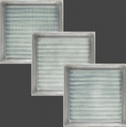 Настенная плитка Diesel Living Glass Block Green 20x20 глянцевая керамическая