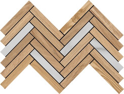 Декор Spina Nat Ret (mix 5 essenze) 30x34 La Fabbrica Honey Wood матовый 191044