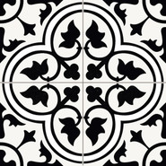 Керамогранит Dover Black Pre. 45x45 Prissmacer матовый напольный