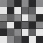 Мозаика Mosaic Cambia Mix Lappato 29.7x29.7 керамогранит лаппатированная, белый, серый, черный