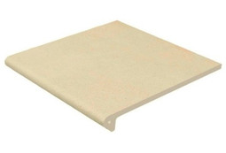 Ступень фронтальная Urban Beige Anti-Slip Round. Beige 30x33 клинкер антискользящая (grip) Gres de Aragon 00000040684