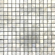 Мозаика Moon Shell (белая) 2x2 стеклянная 30x30