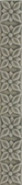 Бордюр Relieve Ponciana Graystone 2,5x19,8 глянцевый керамический