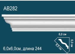 Перфект Карниз потолочный гладкий AB282
