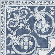 Декор HGD/A509/SG9174 Алмаш Угол Синий 30х30 Kerama Marazzi керамогранит матовый