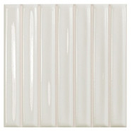 Керамогранит Sb White Gloss 11,6x11,6 Wow глянцевый, рельефный (рустикальный) настенный 130050