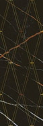 Декор Black and Gold Rombi 24.2x70 глянцевый керамический