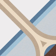 Декор Montaner Azul керамический