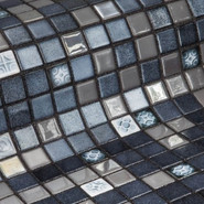 Мозаика Silver Bits 2.5x2.5 стекло 31.3х49.5