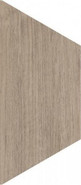 Керамогранит 60 Grad Trapezium Wood Mid 9,8x23 универсальный глазурованный, матовый