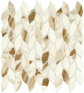 Мозаика Marvel Calacatta Imperiale Mos. Twist Silk (A4WR) 30,5x30,5 Глазурованная керамическая