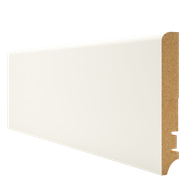 Плинтус напольный R8.402 Royce 2400x80x16 мдф под покраску белый