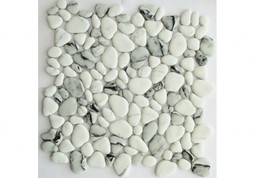 Мозаика Gray Rock 305х305х6мм стекло глянцевая, серый