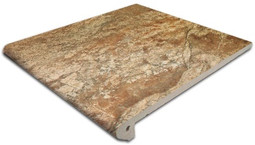Ступень фронтальная Peldano 30 Itaca Mix 29,3x33 клинкер антискользящая (grip), матовая Gres de Aragon 903892/970012