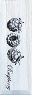 Декор Decor Fruit Laguna Raspberry 10x30 глянцевый керамический