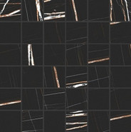Мозаика Sahara Noir Matte Mosaico (756685) керамогранит 30х30 см Casa Dolce Casa Stones and More 2.0 матовая чип 50х50 мм, бежевый, серый, черный